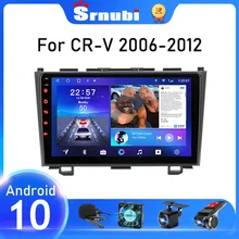 Srnubi Android 10 Car Radio For Honda CR-V 3 RE CRV 2007-2011 Multimedia Video Player 2 Din Navigation GPS Carplay DVD Head Unit