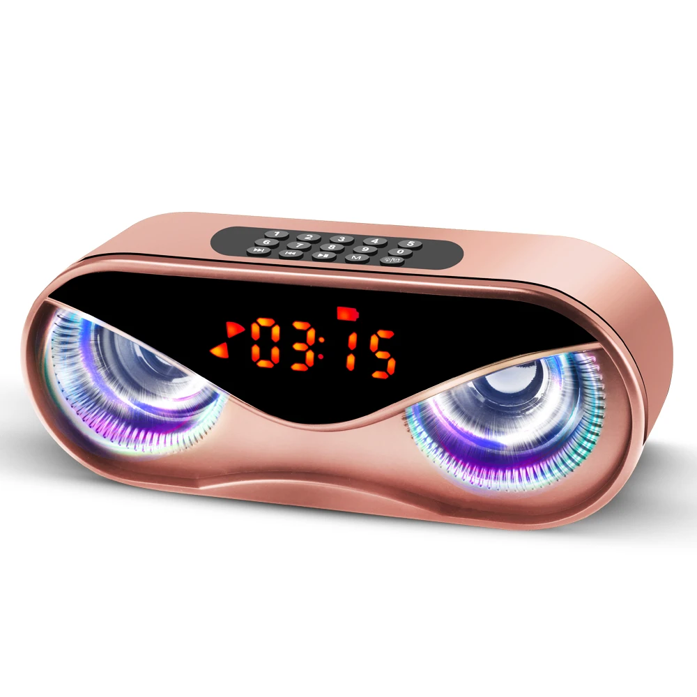 Bluetooth Колонка TWS M6 с FM радио и будильником|Портативные колонки| |