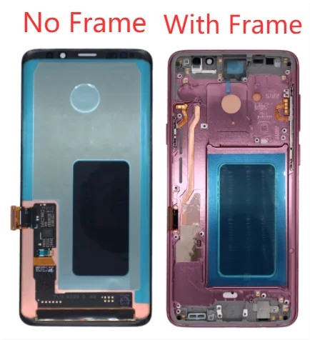 Monitor Original para Samsung Galaxy S9 Plus con bisel para Samsung S9 G960F S9 Plus G965F, montaje de digitalizador con pantalla t&aacute;ctil LCD-1