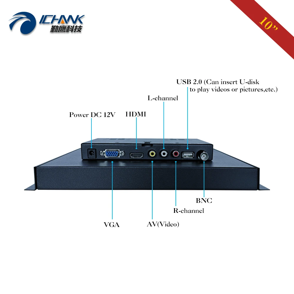 ZK100TN 59/10 &quot800x600 AV BNC HDMI VGA металлический корпус Встроенный открытый настенный
