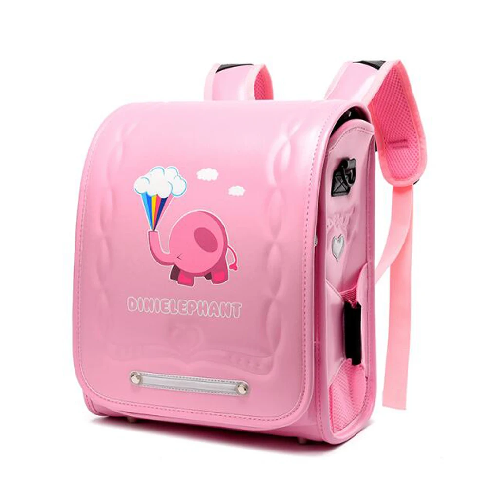 Японский Детский рюкзак из искусственной кожи ортопедическая школьная сумка для