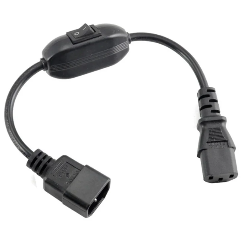Новейший IEC 320 PDU UPS C14 штекер на C13 гнездо Удлинительный кабель питания +