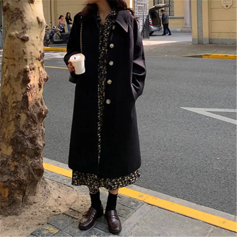 

Autumn Winter New New Chiffon Floral Dress for Women Overknee Dress Dresses for Women Vestido De Mujer