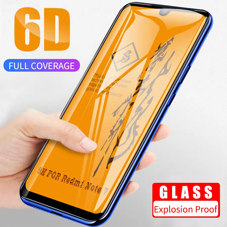 6D полное клеевое покрытие Премиум Закаленное стекло для Xiaomi Pocophone F1 8 A2 Lite A1 2s Redmi