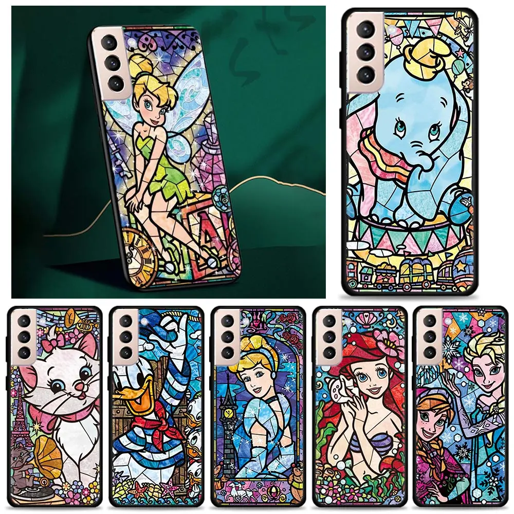 

Disney stitch princess phone case for Samsung Galaxy S22 S20 S21 FE S20 Plus 5G Note 20 Ultra Cover shell housing funda capa