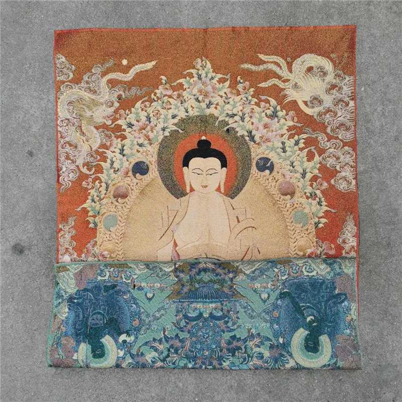 Эпос об уникальный ручной работы Большие размеры 35 &quotтибетская буддийская танка