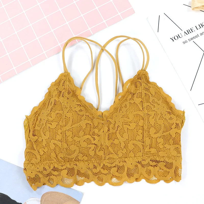 Бюстгальтер пуш ап бесшовный кружевной без стальных колец|Бюстгальтеры| |