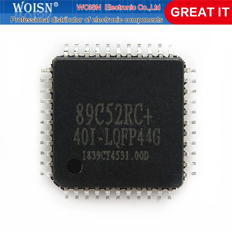 2 шт. STC12C5A60S2-35I-LQFP48 89C52RC-40C-PQFP44 89C52RC-40I-LQFP44G 89C54RD + 40C-LQFP44G 40I-LQFP44G 89LE58RD 40i-lq44 FP44 |