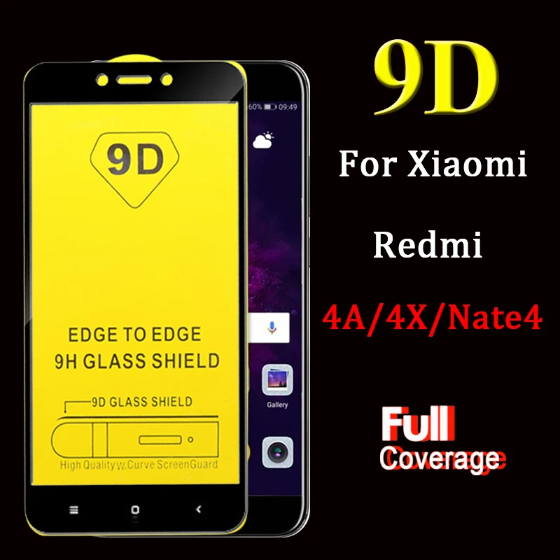 Защитное стекло для xiaomi redmi 4A 4x Note4screen защитная пленка ksiomi redme x4 a4 note 4 закаленное