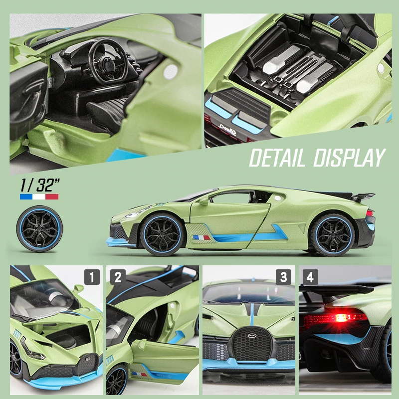 1:32 Bugatti Veyron диво спортивного автомобиля брелок для автомобильных ключей модель