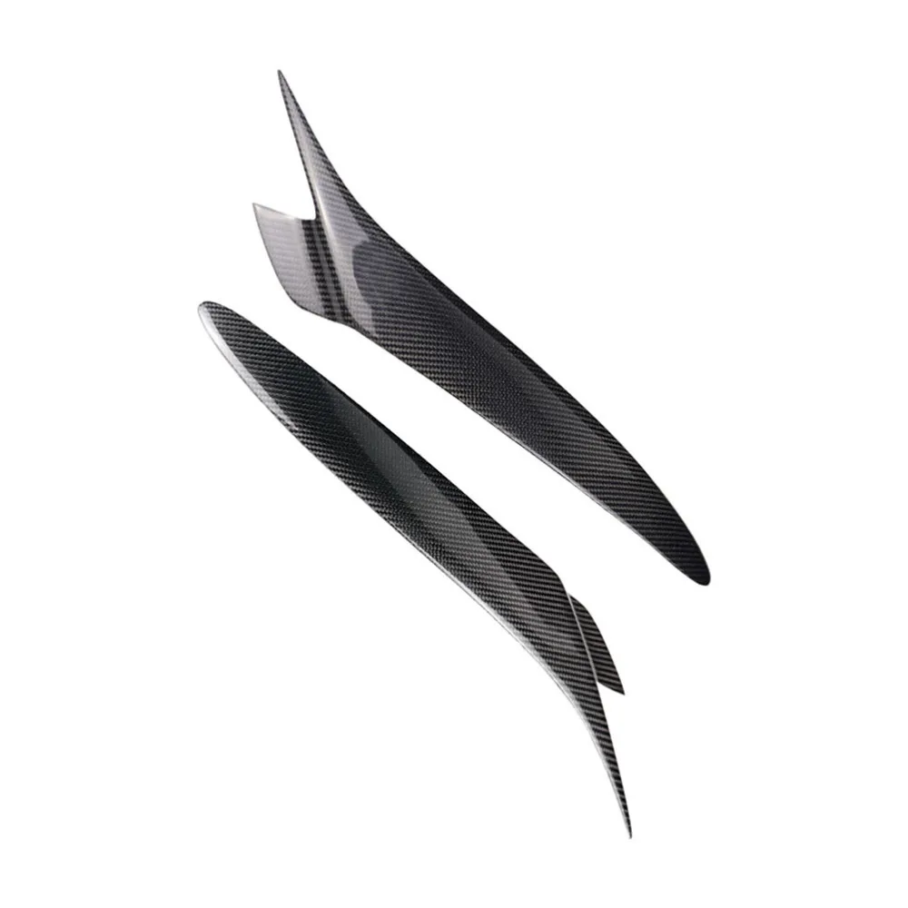 

1 Pair Car Decoration Trim Carbon Fiber Headlights Eyebrows Trim Eyelid Stickers Cover Compatible with Mazda RX8