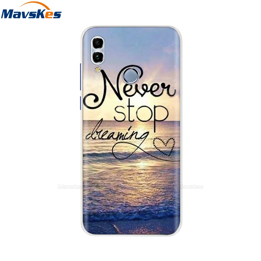 10 Huawei Honor 10 Lite чехол мягкий силиконовый милый ТПУ задняя крышка для Fundas huawei P Smart /Honor 10 удобный телефонный футляр сумки - Цвет: 10