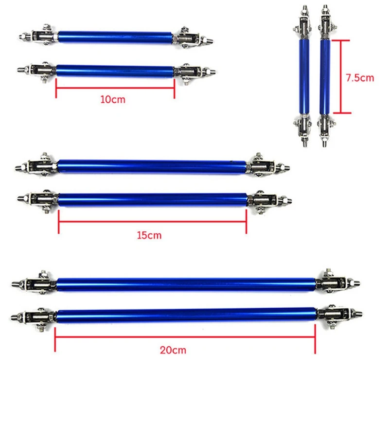 2 шт./компл. Универсальный Автомобильный Бампер протектор стержень сплиттер
