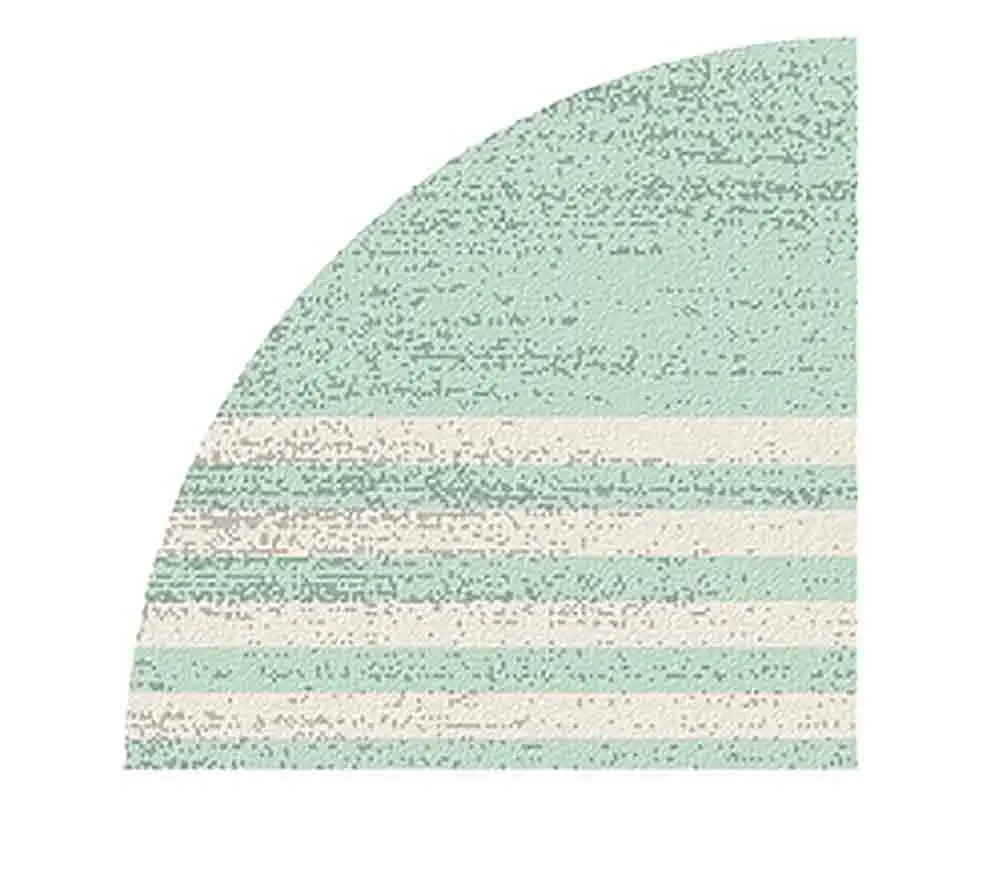 

Коврик Semicircl резиновый, оригинальный прочный дверной коврик для использования в помещении и на улице, круглый водонепроницаемый низкопрофи...