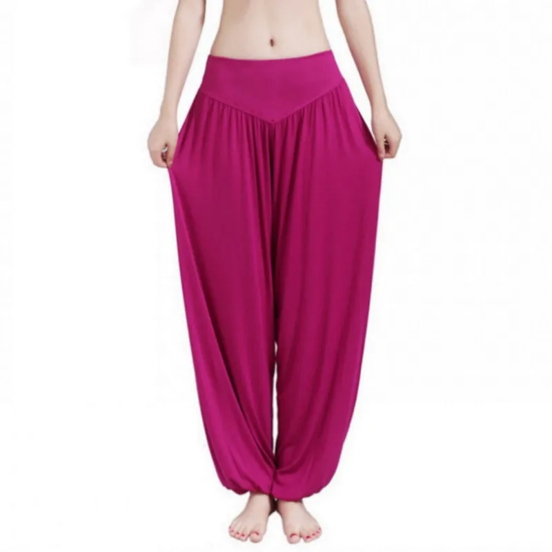 

New Women's Casual Harem Pants High Waist Dance Pants Women's Fashion Wide Leg Loose Pants Bloomers Pants Women's Plus Size