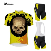new skull mens german cycling jersey mtb bike shirts cycling bicycle clothing maillot ciclismo outdoor riding sportswear 5385