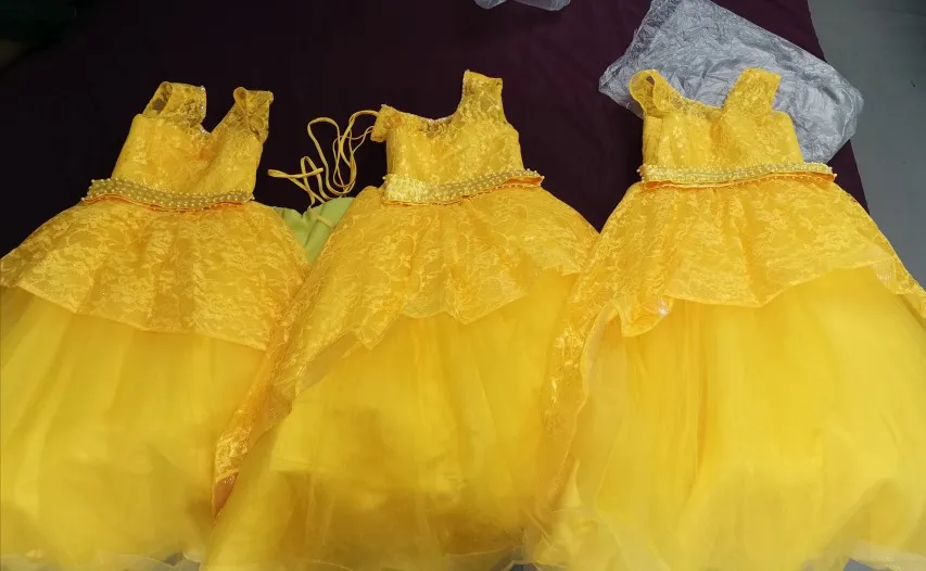 Свадебные Платья с цветочным узором для девочек Кружевное платье в пол без