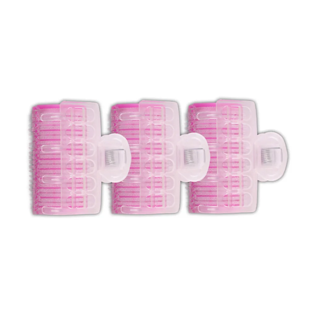 

3Pcs Hair Rollers Self Grip Salon Hairdressing Curlers Tool with Clips