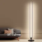 Современные минималистичные напольные лампы, металлический светодиодный светильник для гостиной, спальни, стоячий светильник, лампа для кабинета, напольный светильник с регулируемой яркостью