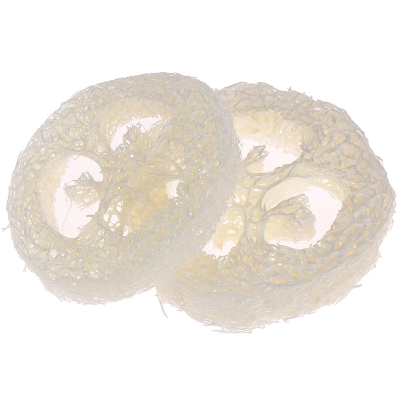 

2 Pcs Natural Loofah Soap Holder Tray Bathroom Storage Tray Strong Drainage Loofah Soap Mop
