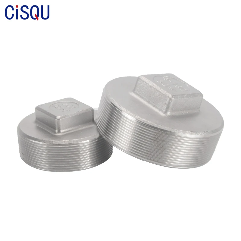 304 Нержавеющая сталь трубопроводная арматура штекер с наружной резьбой 1/8