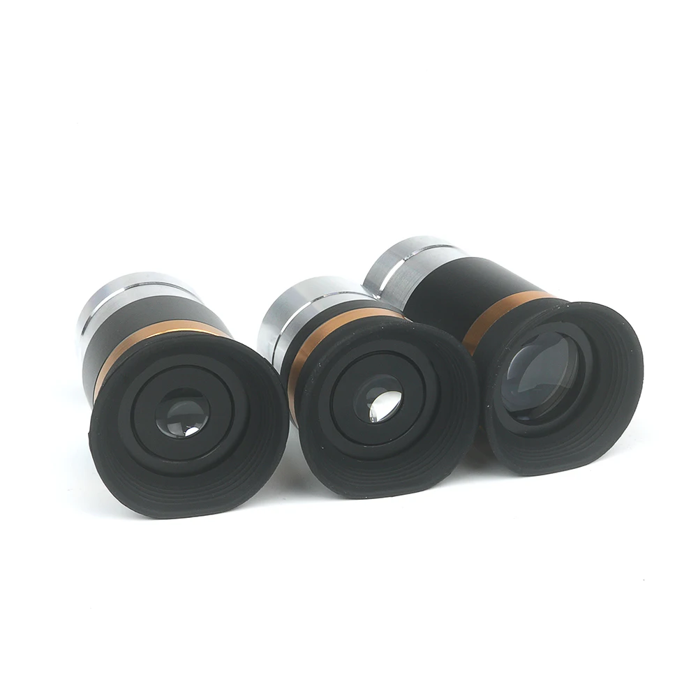 EYSDON 62 Degree Telescope Eyepiece Kits (4mm 10mm 23mm) Focal Length 1.25 Inch Lens Ocular for Astronomical Telescope