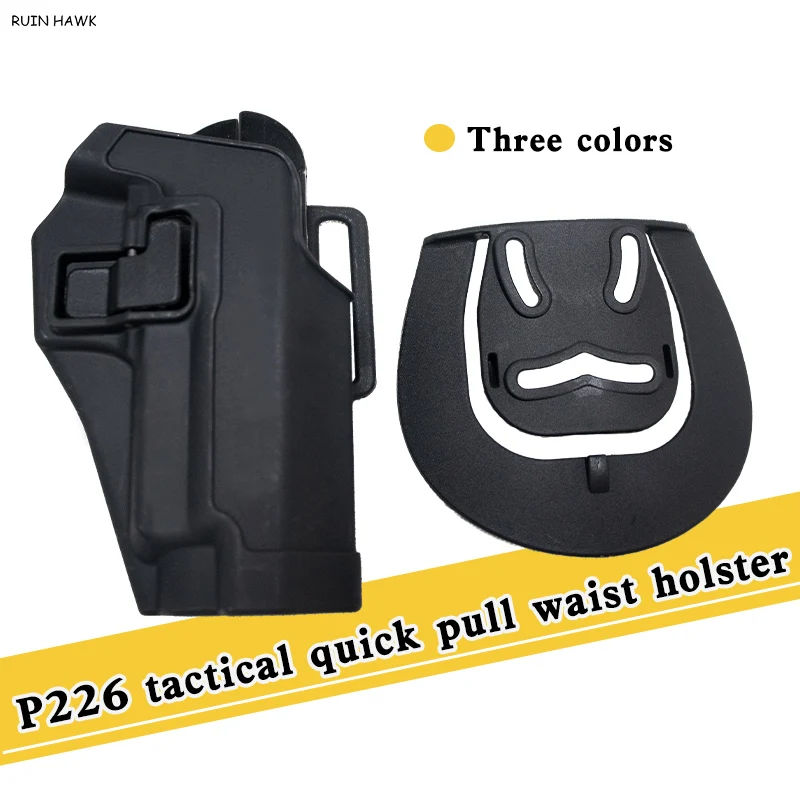 

Military Hunting Shooting Airsoft Holster Fit For Sig Sauer P226 Tactical Glock Pistol CQC Right Hand Belt Holster