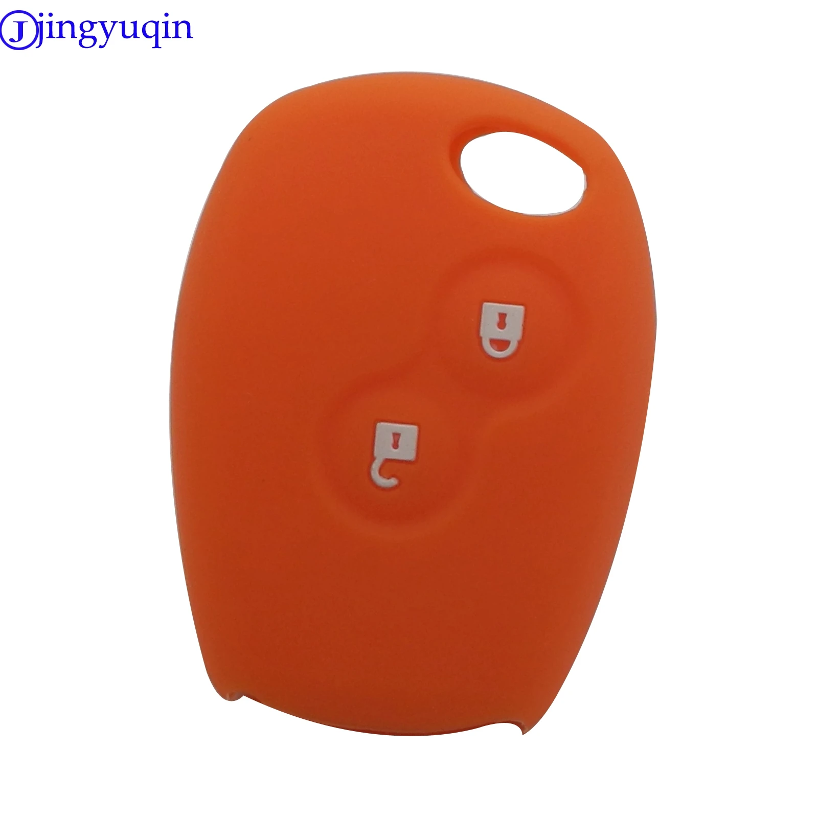 jingyuqin Remote 2 Btns Silicone Rubber Car Key Case Cover For Renault Kangoo DACIA Scenic Megane Sandero Captur Twingo Modu | Автомобили