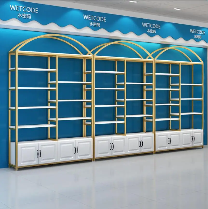 Cosmetics display cabinet boutique shelf beauty salon skin care products | Дом и сад