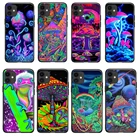 Необычный Триппи гриб психоделический искусство телефон Мягкий силиконовый чехол для iPhone 13 11 12 pro XS MAX 8 7 6 6S Plus X 5S SE 2 XR чехол