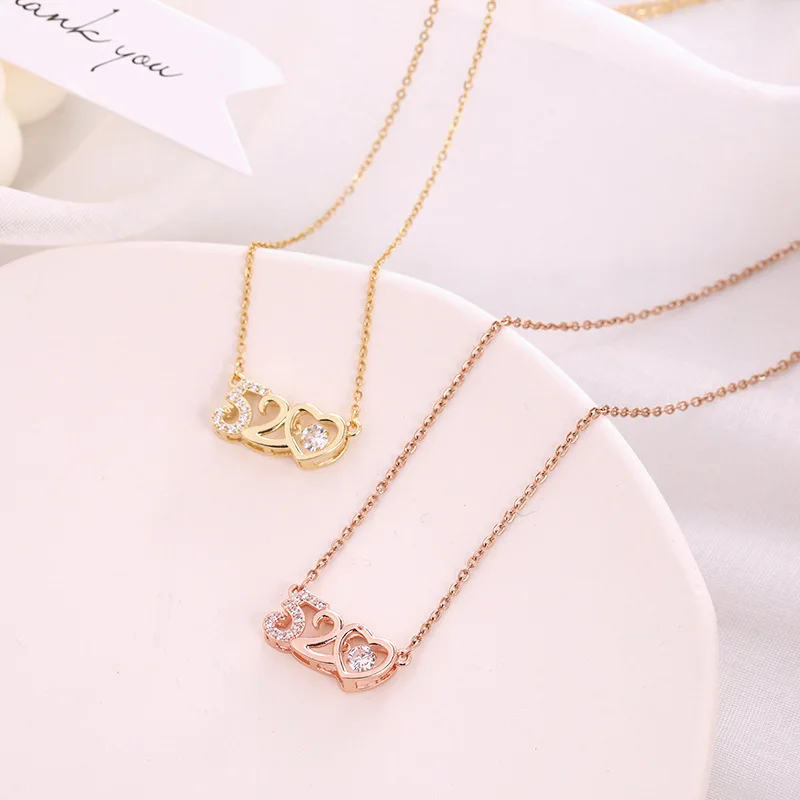 

VENTFILLE 520 Smart Necklace Female Clavicle Chain Pendant Valentine's Day Gift Girlfriend Exquisite Jewelry