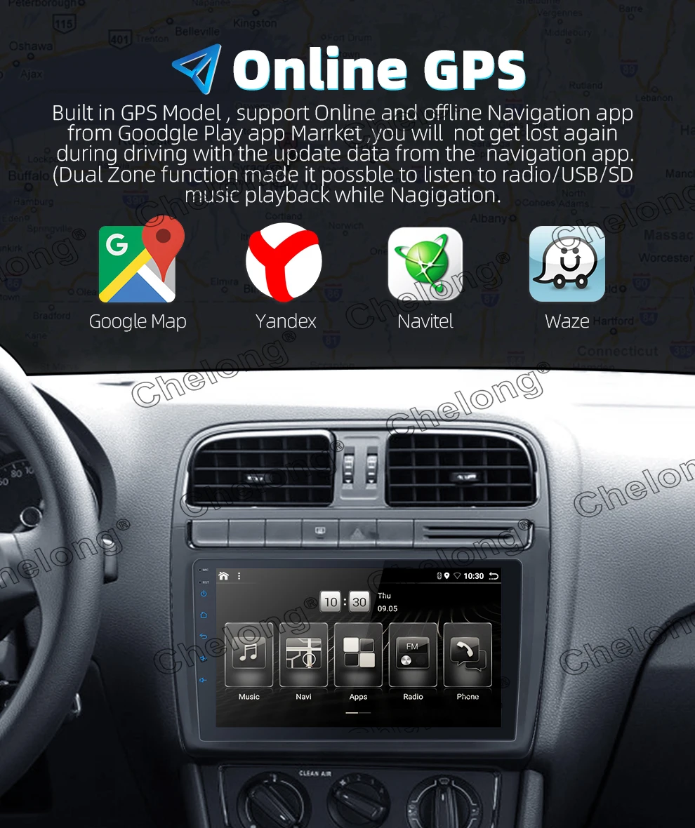 2din Android 9,0 Ouad Core PX6 Автомагнитола стерео для Honda CRV 2006-2011 gps Navi Аудио Видео плеер Wifi BT HDMI DAB