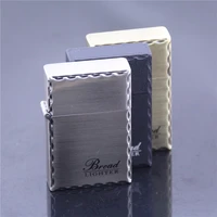 square wave side straight metal lighter gadgets for men briquets et accessoires fumeurs smoking accessories for weed men gifts