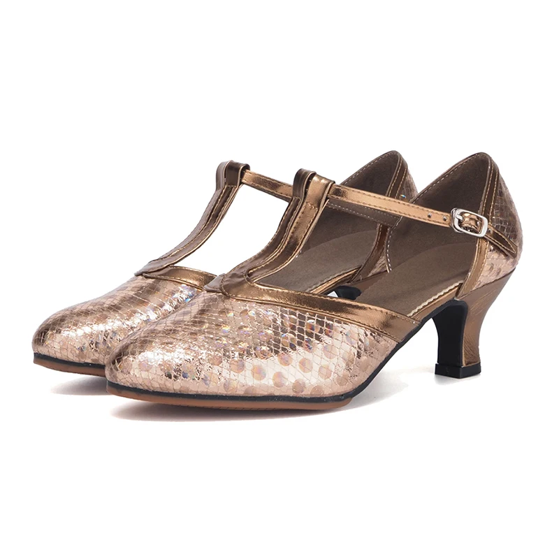 Latin Dance Shoes For Girls Ballroom Women Professional Jazz Party Soft-Sole Rubber Suede Durable HROYL | Спорт и развлечения