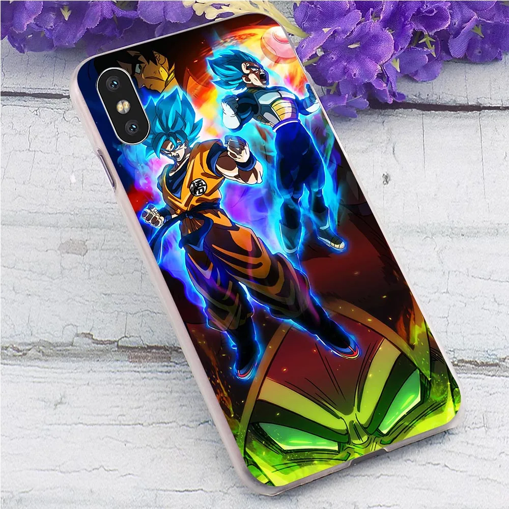 Тонкий чехол для телефона Dragon Ball Z чехол для iPhone 7 Plus 5 5S SE 6 6 S/6 6S Plus 7 8/8 Plus X XS XR Xs Max, Жесткий Чехол