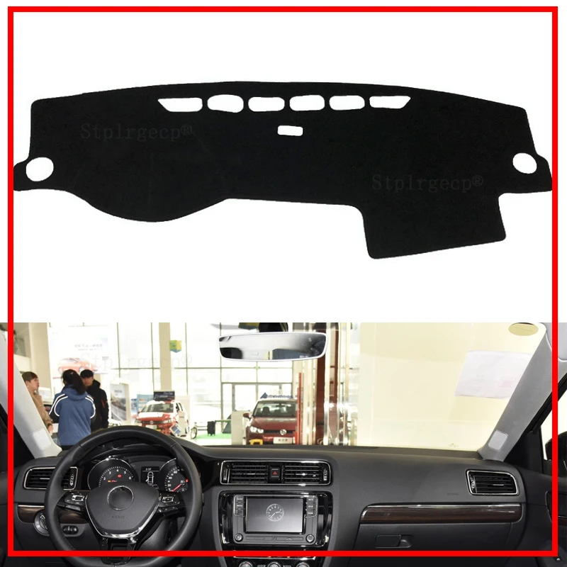 

Чехол для приборной панели Volkswagen VW Jetta 6 A6 MK6 2012 ~ 2018 5C6, Солнцезащитный нескользящий коврик, коврик, аксессуары для интерьера