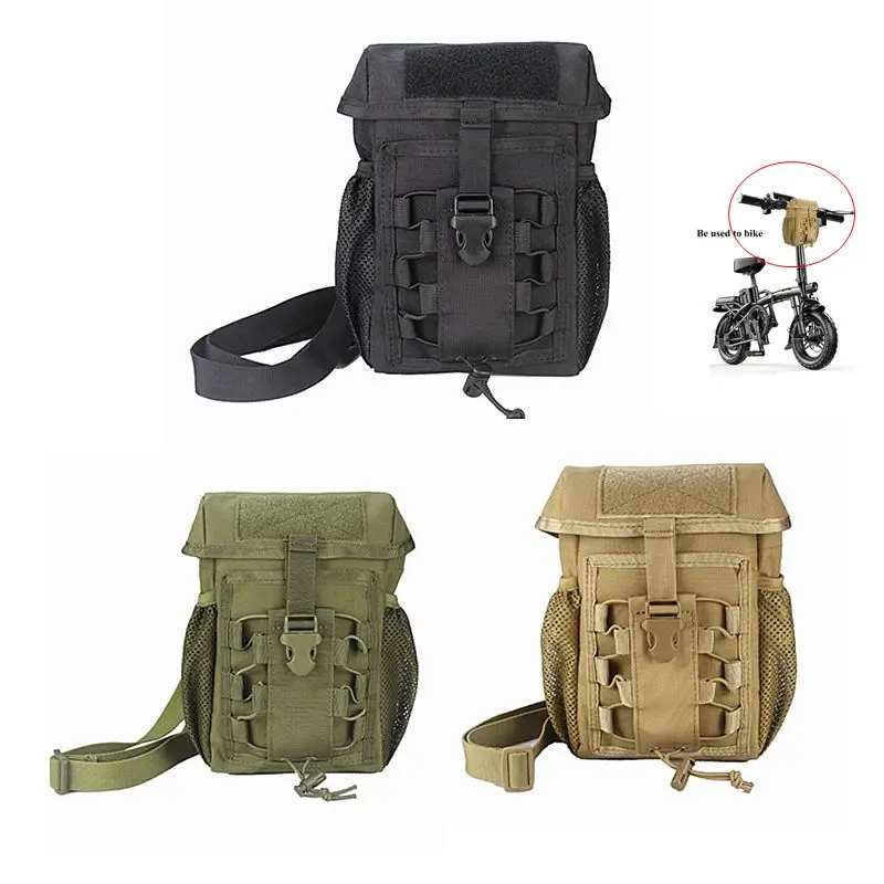 

Новая тактическая военная сумка с системой «Молле», сумка на плечо, поясной ремень, сумка для улицы, кемпинга, езды на велосипеде, принадлежн...