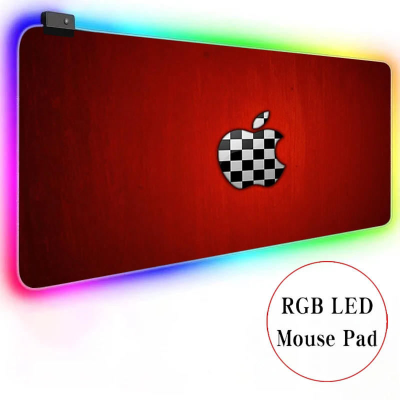 

Luxury RGB Large Gaming Mouse Pad Logo 900x400/300X600mm 300x800 LED Lighting Mousepad Gamer Computer Desk Mat Pad Gamer