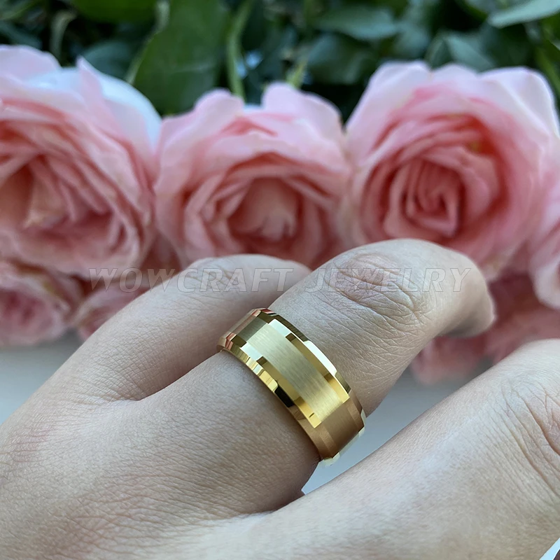 Парные кольца из карбида вольфрама 6 мм 8 | Украшения и аксессуары