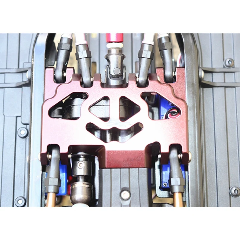 

Metal Central Transmission Gearbox with Gear Box Mount Holder for 1/10 RC Crawler Car Traxxas TRX4 TRX6 Accessories