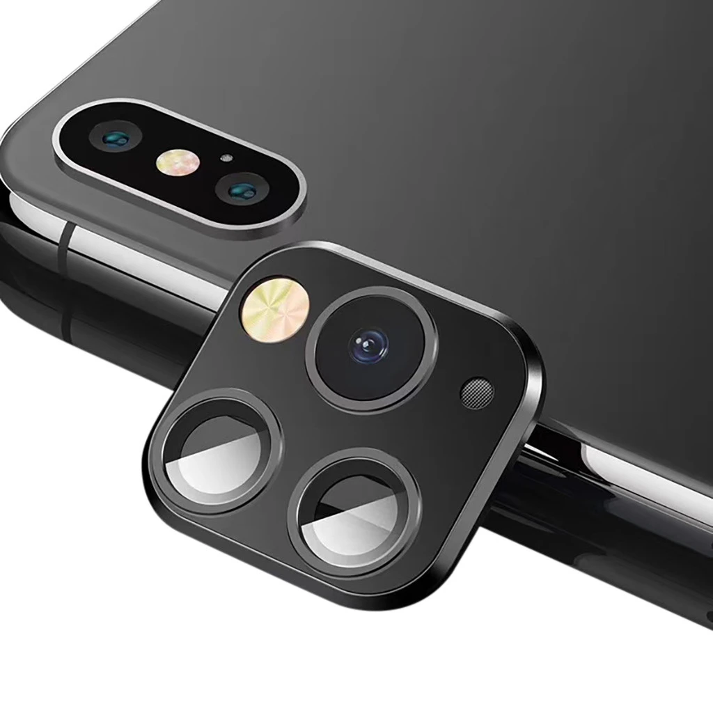 Для iPhone X XS MAX смена камеры на Поддельные 11 Pro Max объектив Замена секунд защитное