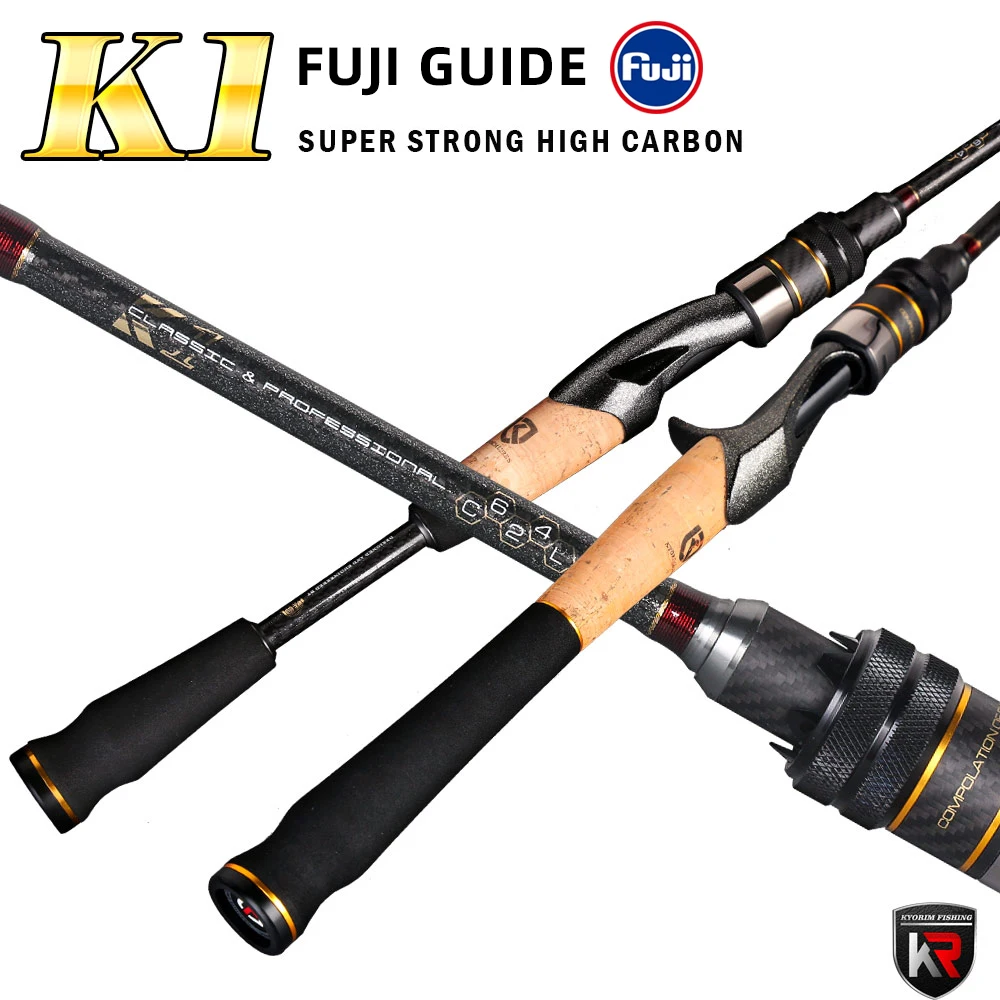 Удочка Fuji Lure 1.8m1.98m UL ML MH Ультралегкая карбоновая приманка спиннинг литье 2/4 секции