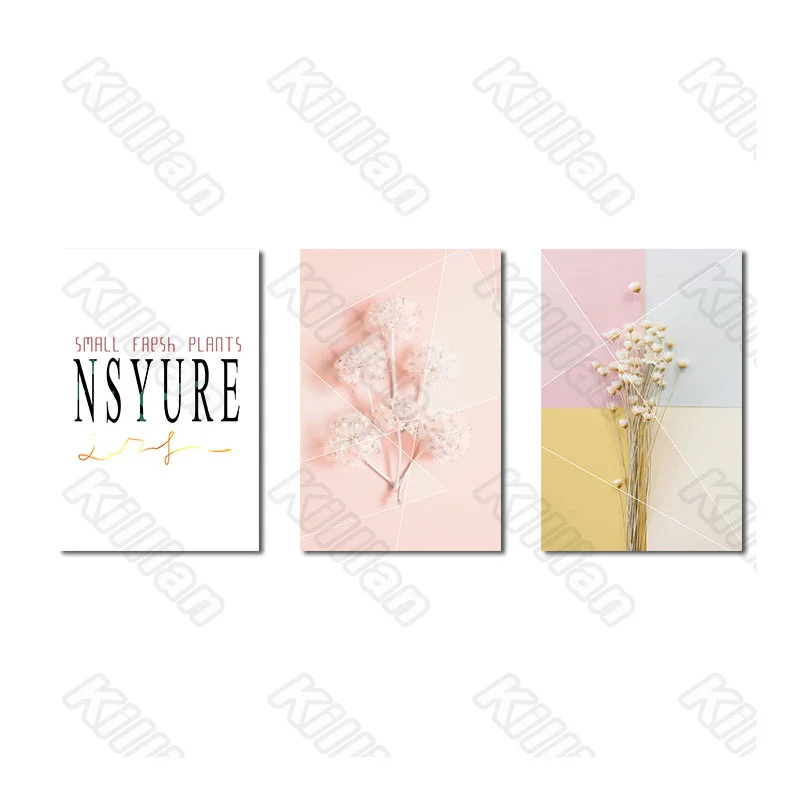 

Flower Style Dandelion Frameless Residential Bedroom Decoration Living Room Modern Pink Canvas Painting Hd Print Fresco