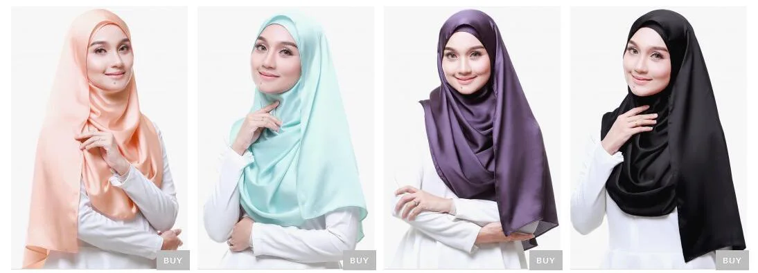Малайзийский сатиновый хиджаб шарф женский простые шали Хиджаб femme musulman foulard femme мусульманский головной платок мусульманская накидка головной платок шарфы