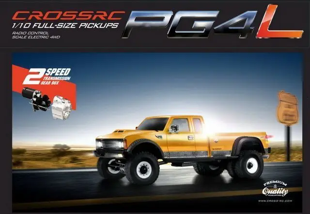 CROSSRC PG4L 4WD KIT Американский тяжелый мускул пикап Профессиональная сборка скалолазание RC автомобиль части версия