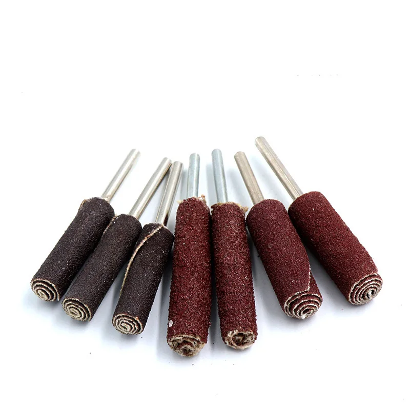 

5pcs 3mm Shank Sandpaper Polishing Bar For Inside Hole concave Shape Grinding Abrasive Sand Paper Burs Stick Tools
