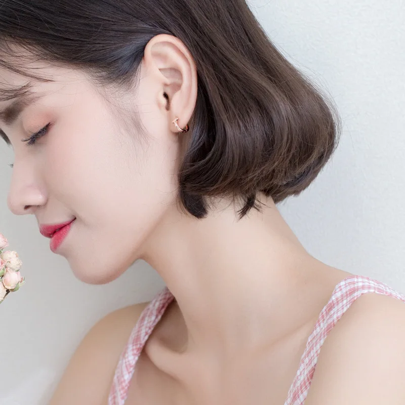 Новинка 2020 маленькие Подвесные серьги гвоздики из стерлингового серебра 925 пробы