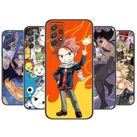 cartoon fairy tail phone case hull for samsung galaxy a70 a50 a51 a71 a52 a40 a30 a31 a90 a20e 5g a20s black shell art cell cove