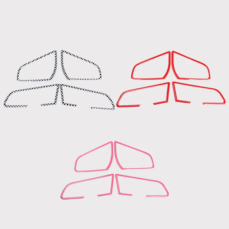 

4pcs car interior speaker decorative frame sticker For BMW MINI JCW COOPERS F60 countryman car interior decoration accessories