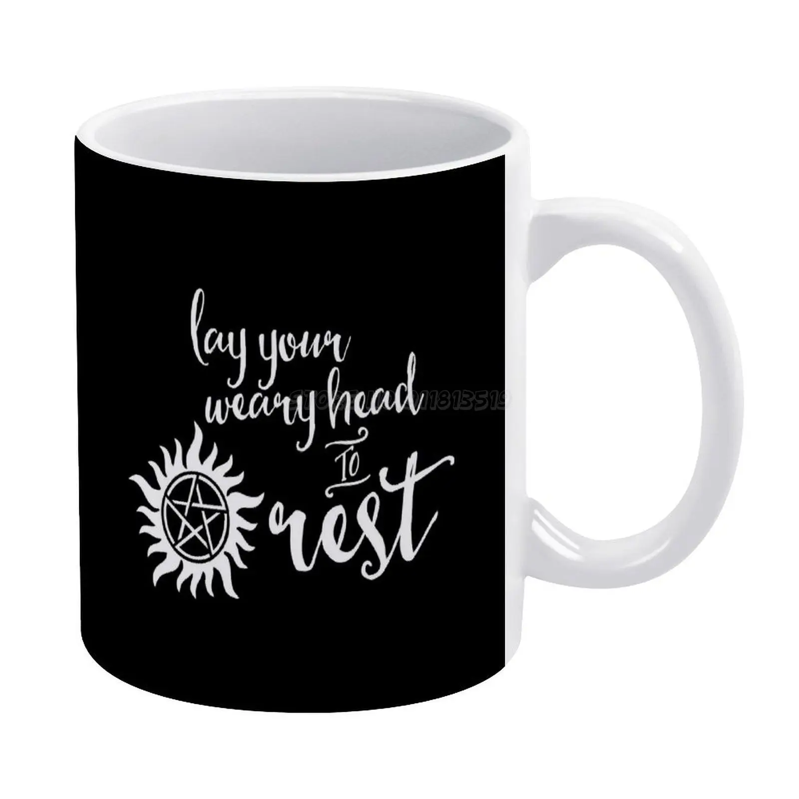 Белая кружка для отдыха кофе чашки послеобеденного чая и Рождества керамическая